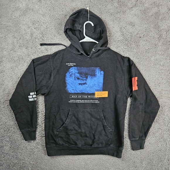 Heron Preston Other - Justin Timberlake Man of the Woods 2018 Tour Hoodie Black Mens M